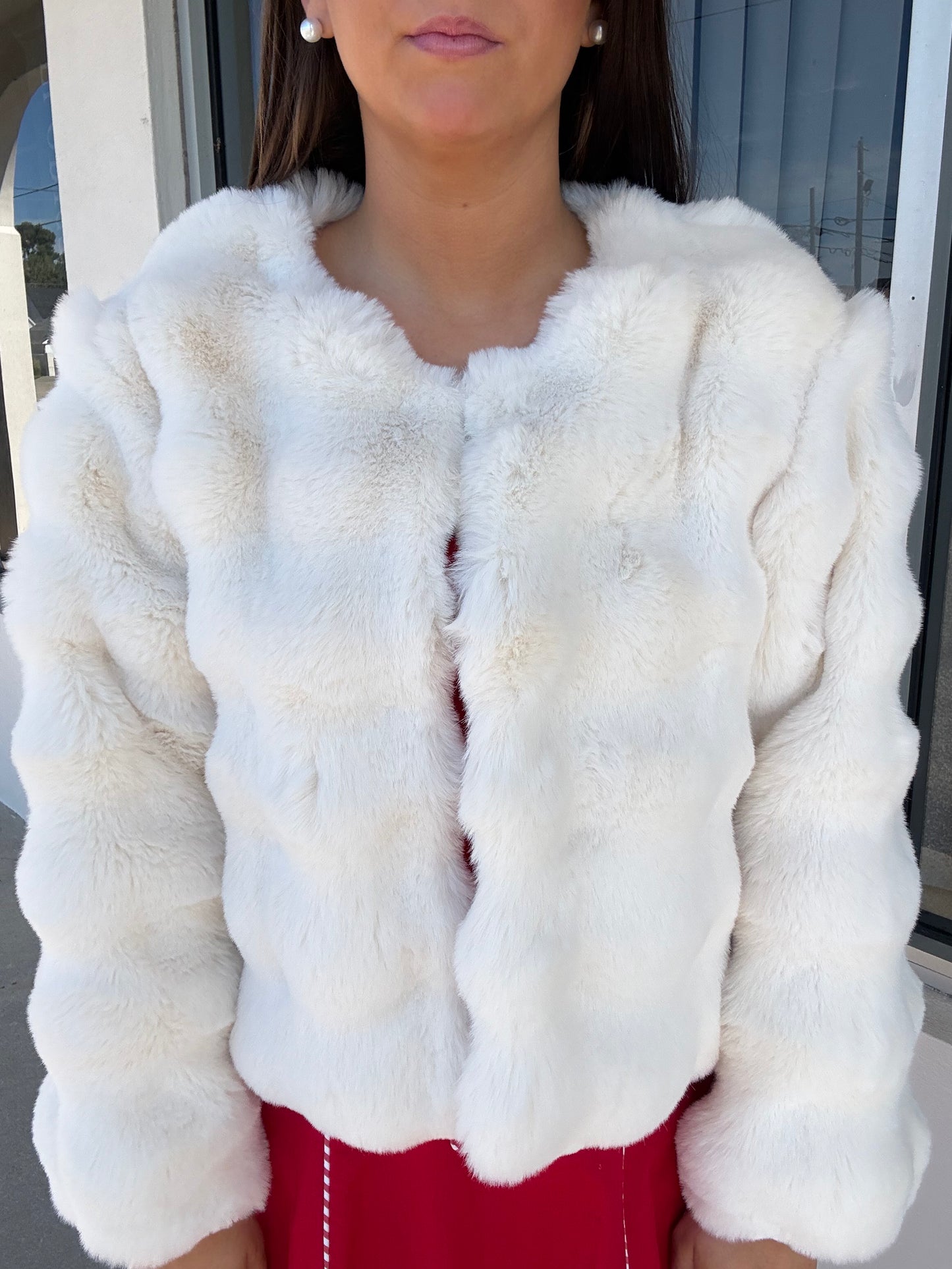 White As Snow Fur Coat