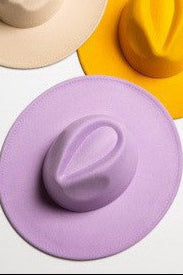 Lavender Fedora Hat