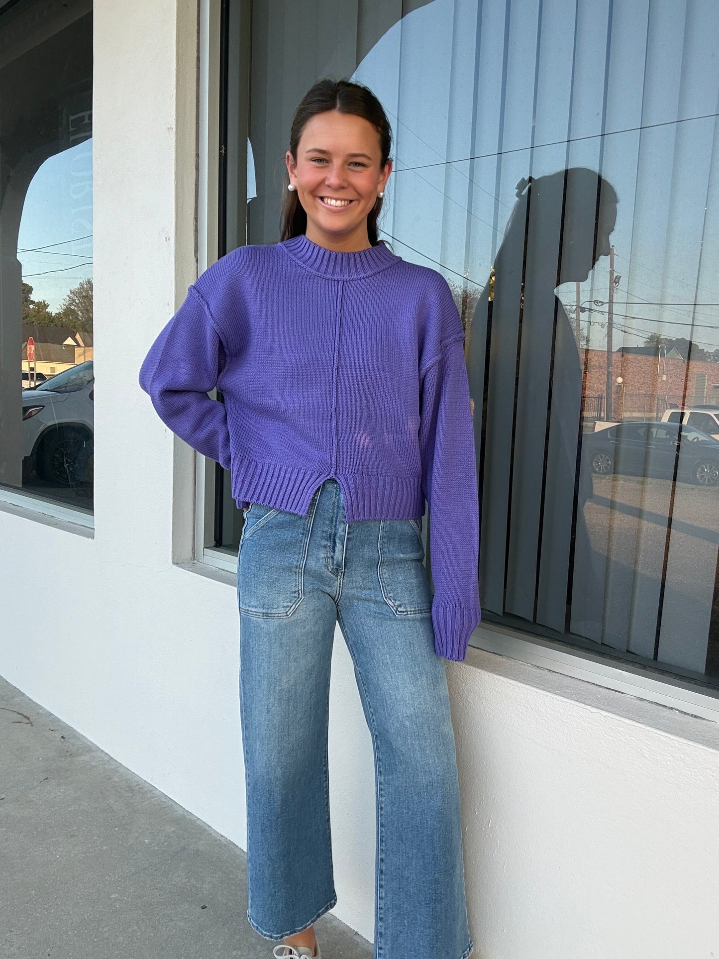Iris Purple Sweater