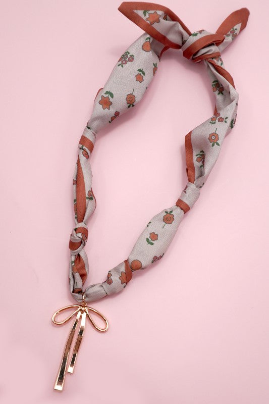 Bandana Scarf Charm Necklaces