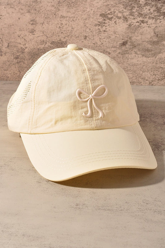 Bow Print Baseball Cap