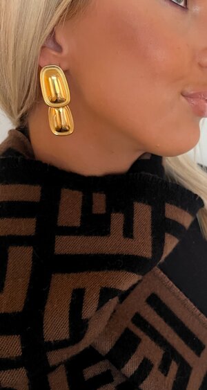 She's A Lady Lux Gold Earrings