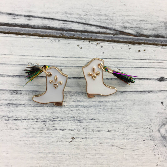 Marching Boot Earrings