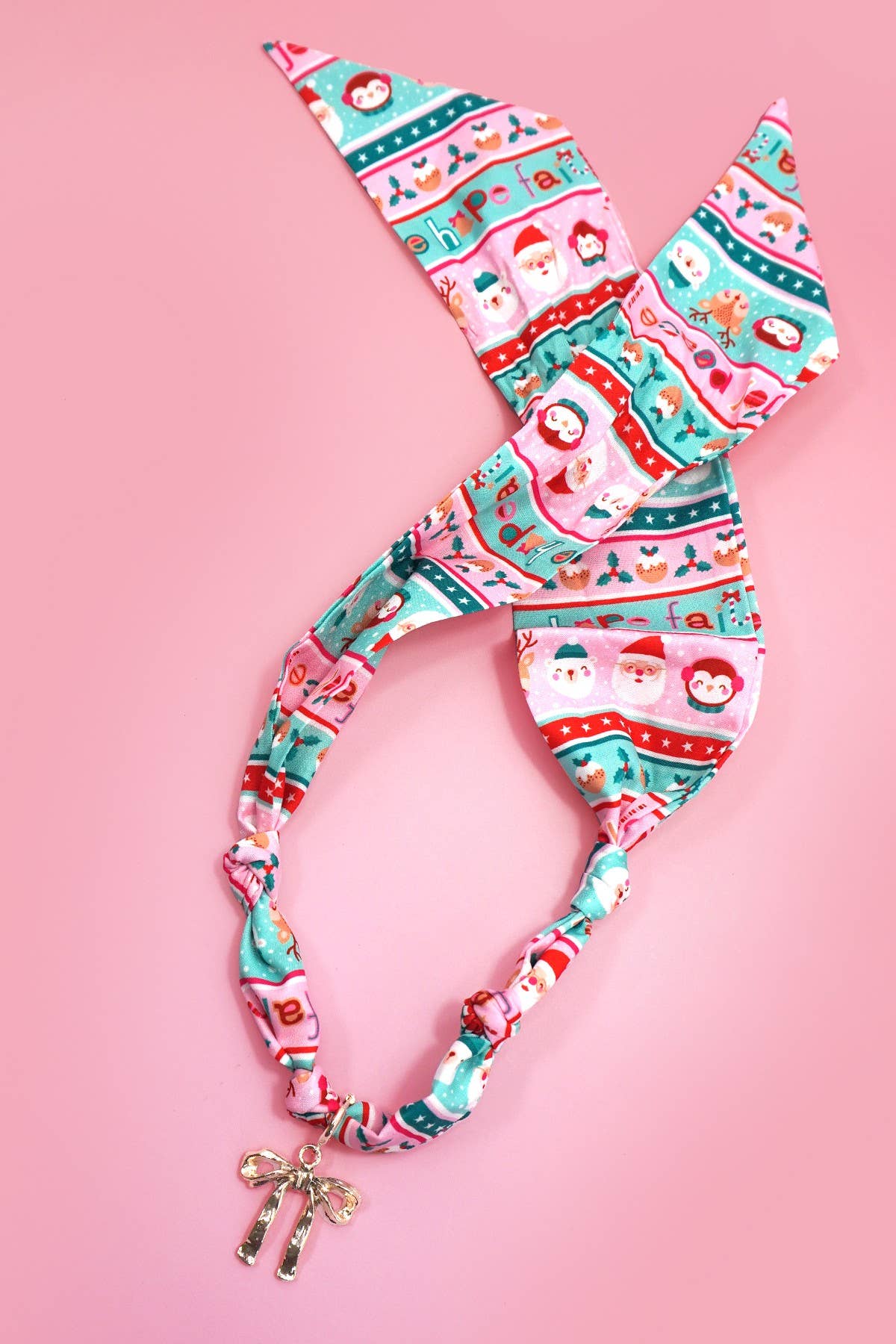 Holiday Scarf Charm Necklace