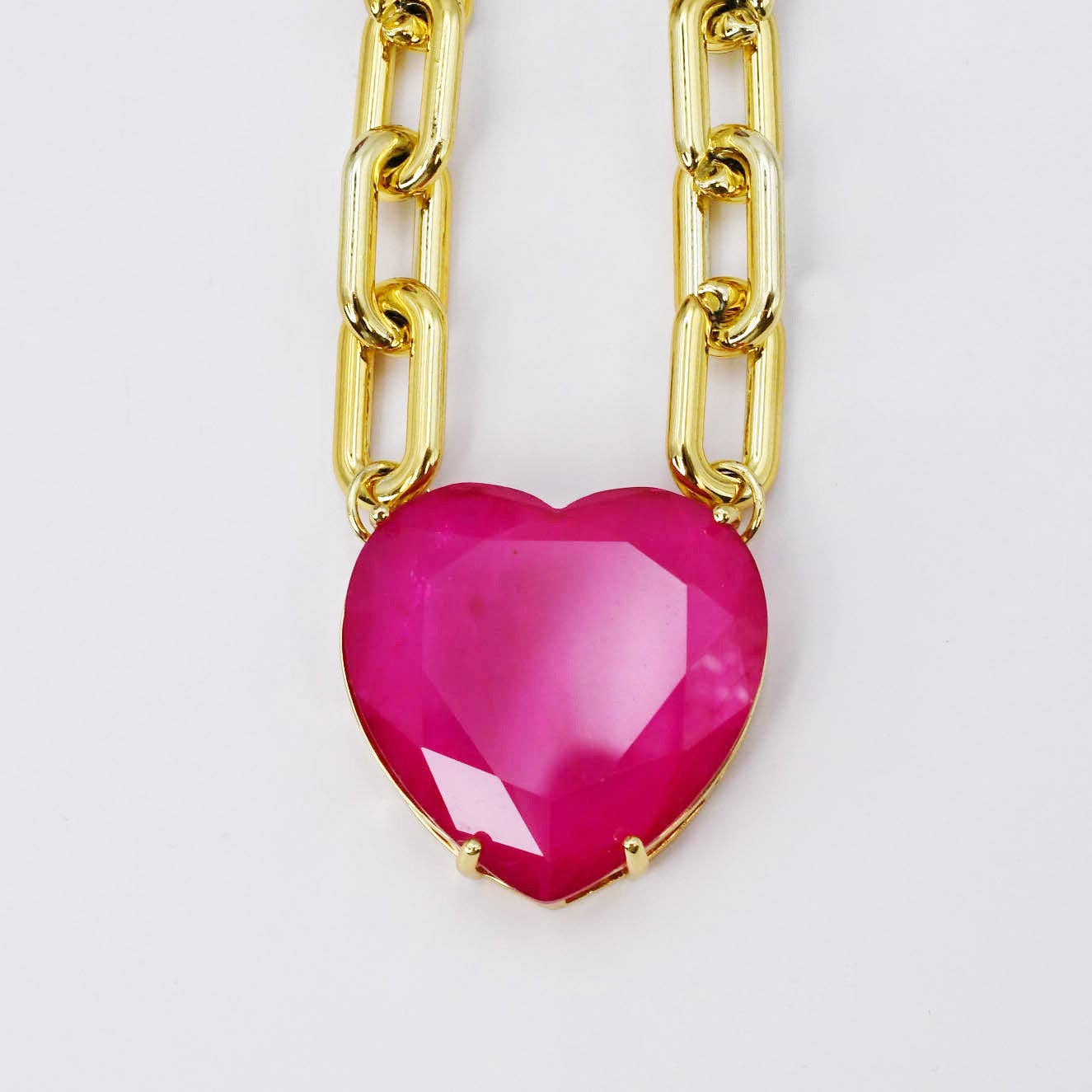 Be Mine Heart Gem Necklace