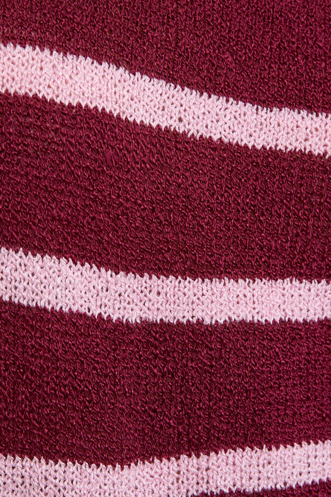Burgundy Pink Stipe Top