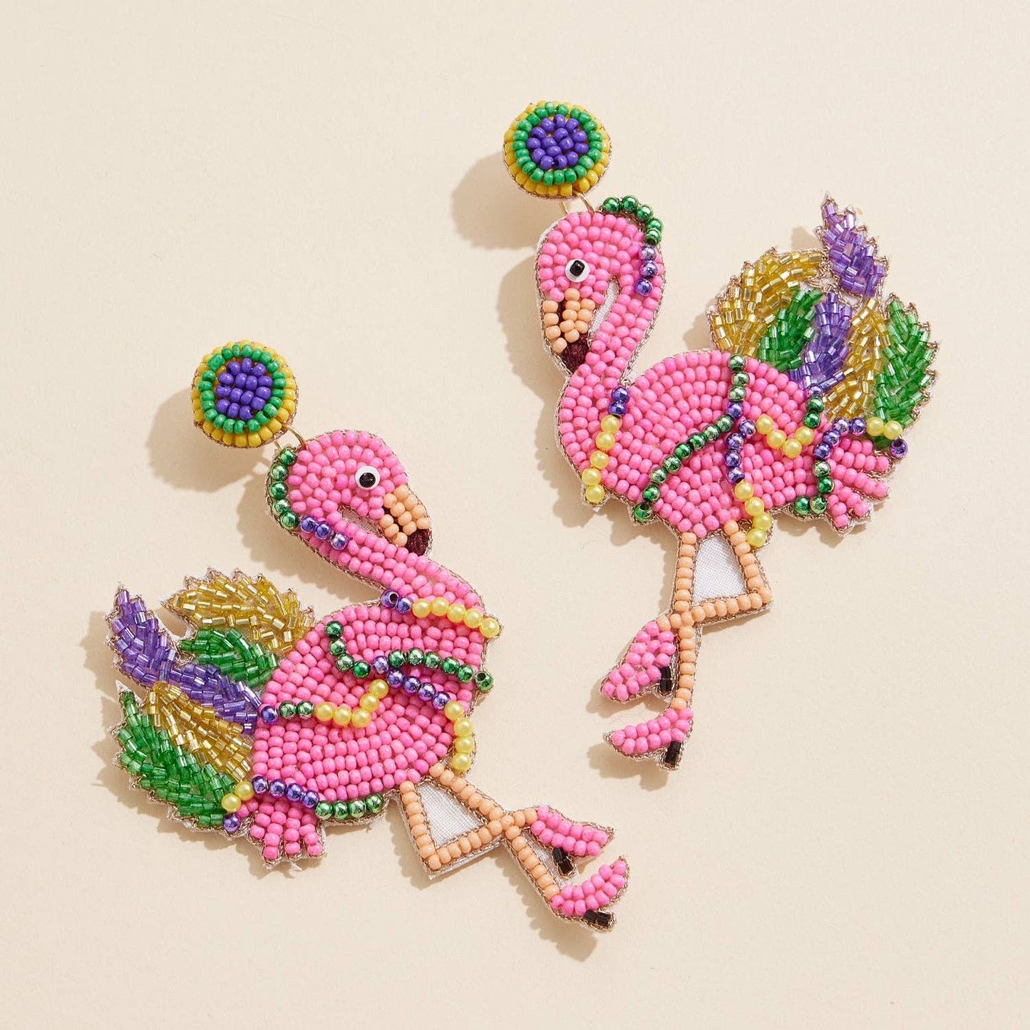 Spanish Town Flamingo Earrings