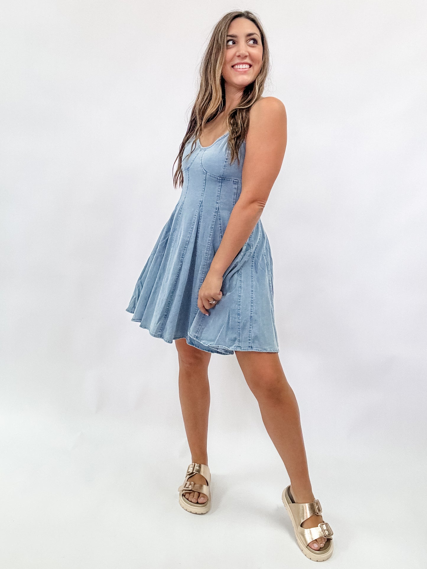 Flirty Girl Denim Dress