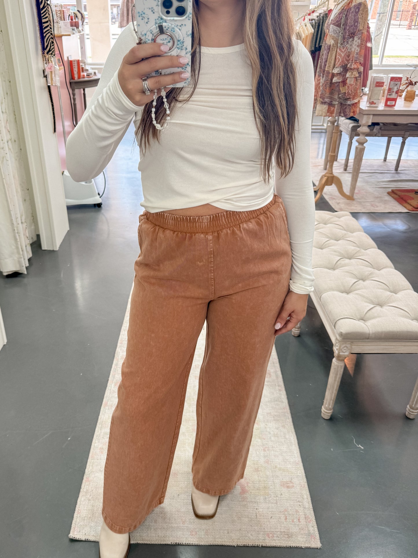 Comfy Chic Chocolate Pants