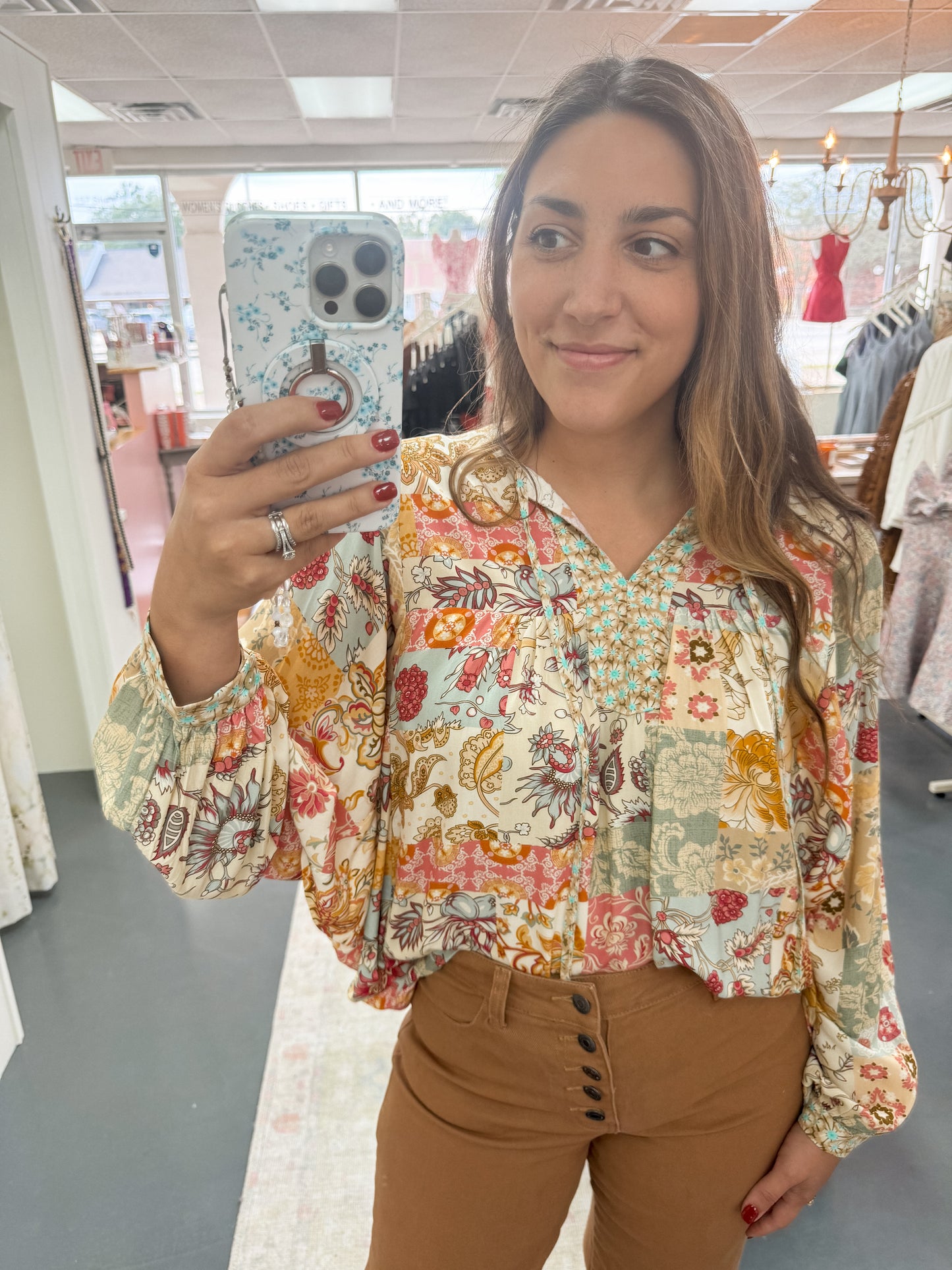 Paisley Patchwork Blouse