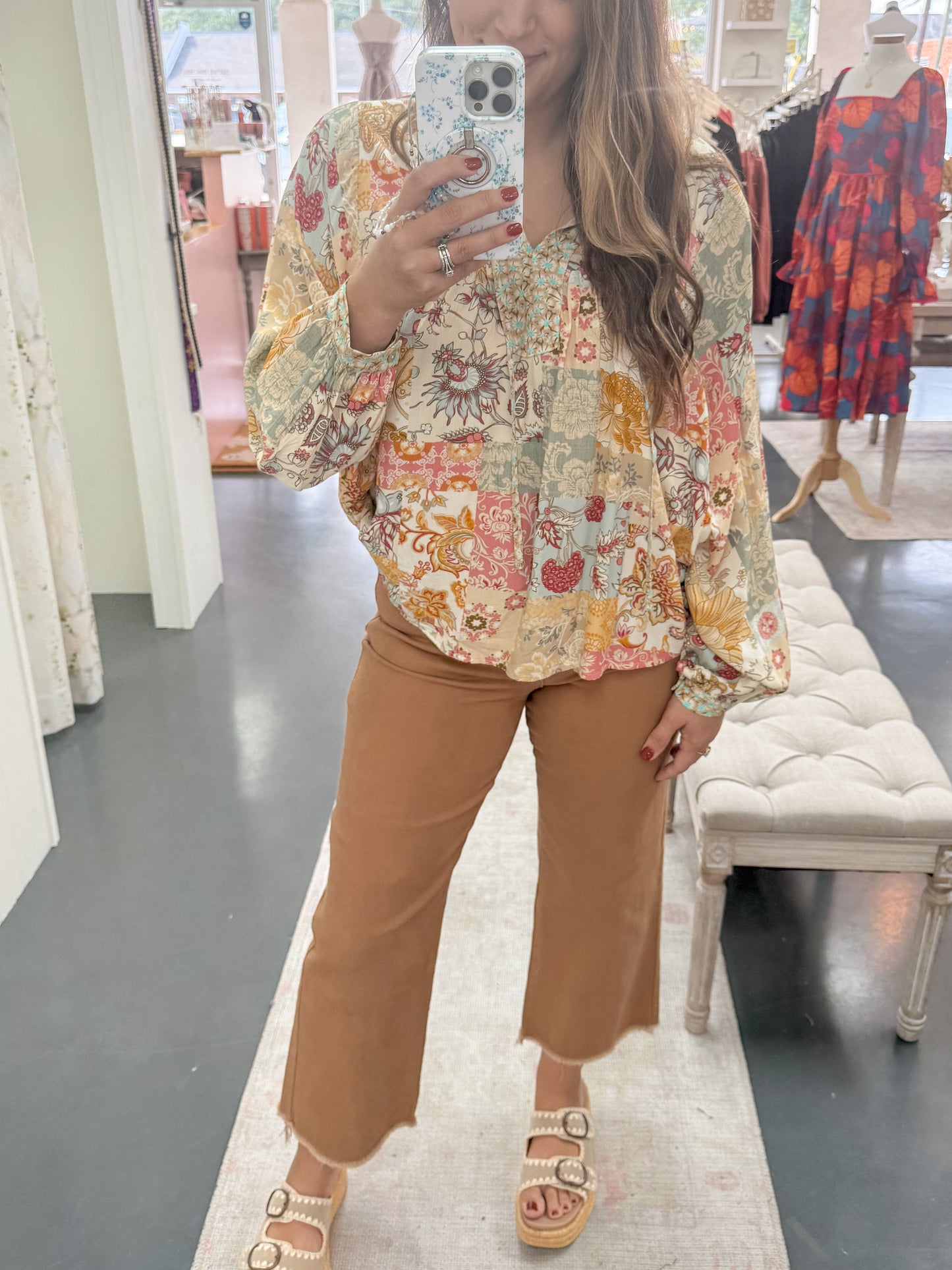 Paisley Patchwork Blouse