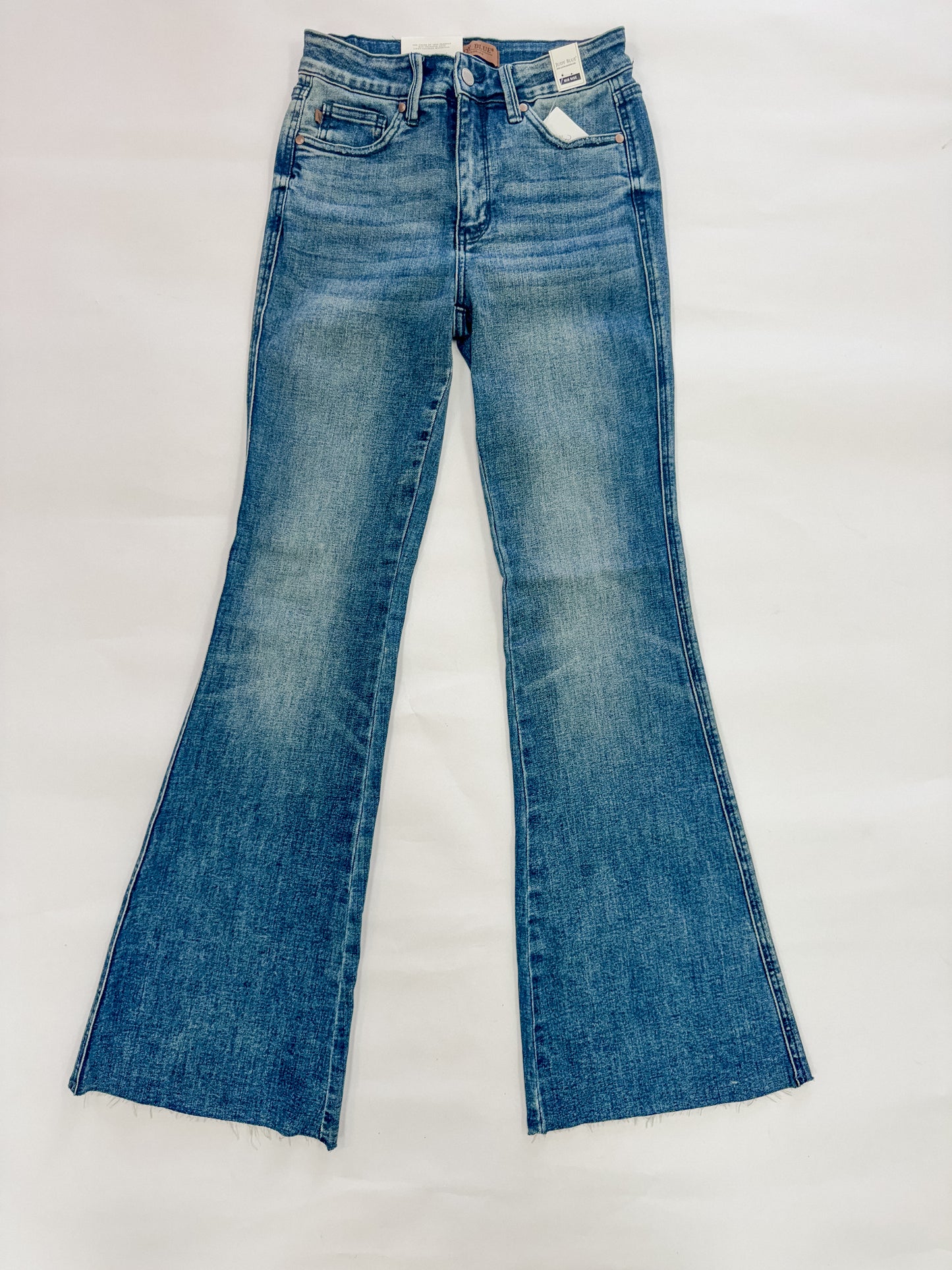 Medium Vintage Wash Flare Denim