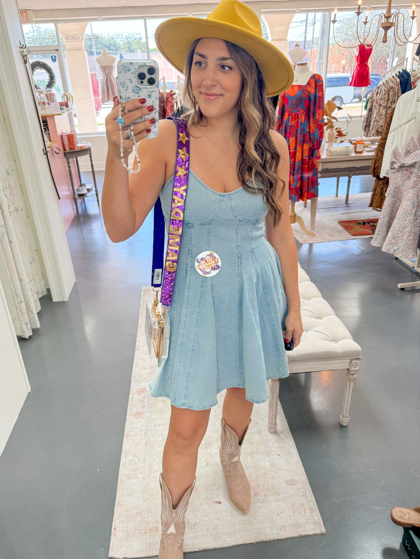 Flirty Girl Denim Dress