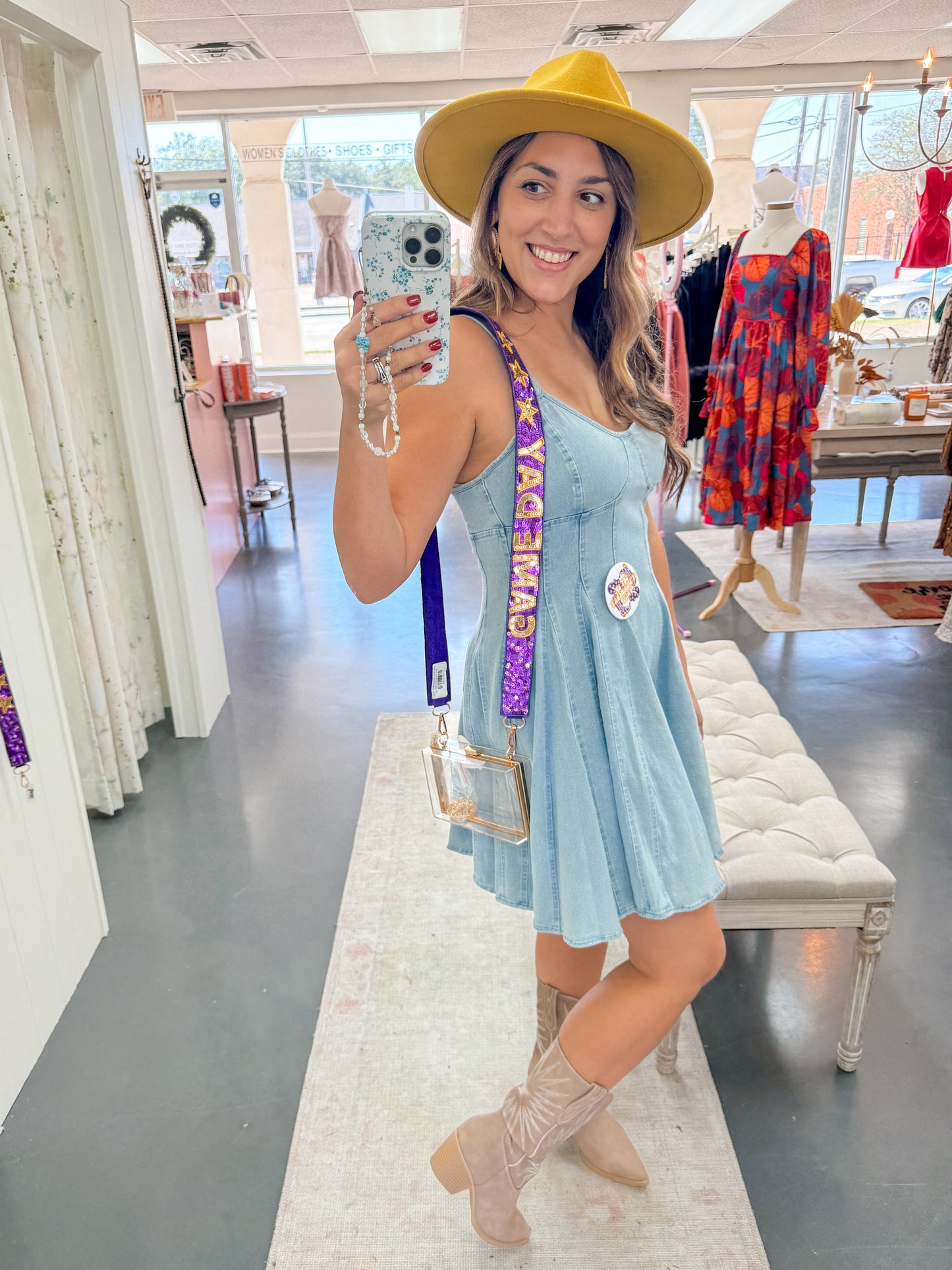 Flirty Girl Denim Dress