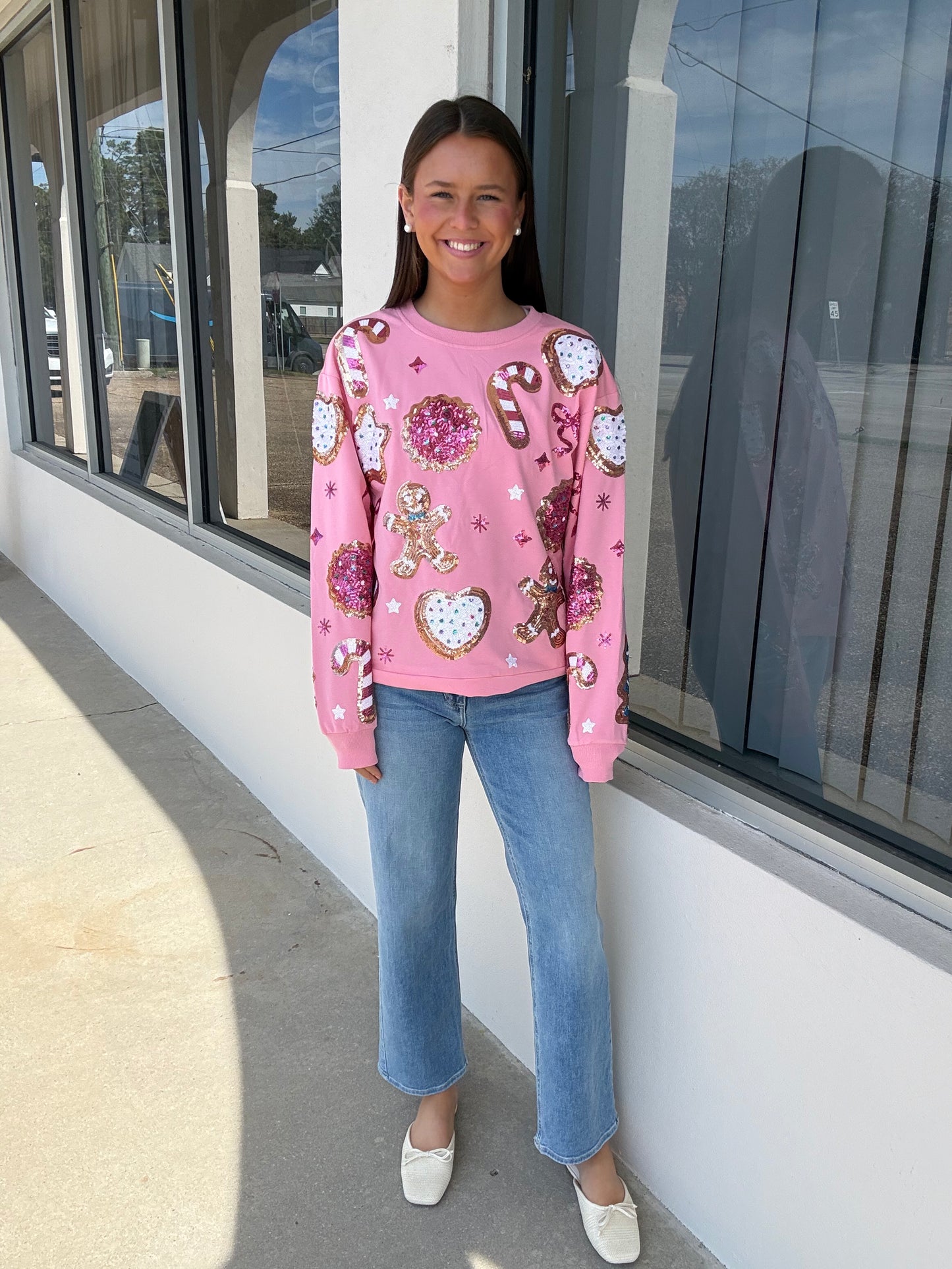 Belle Cher Christmas Cookies Sweatshirt