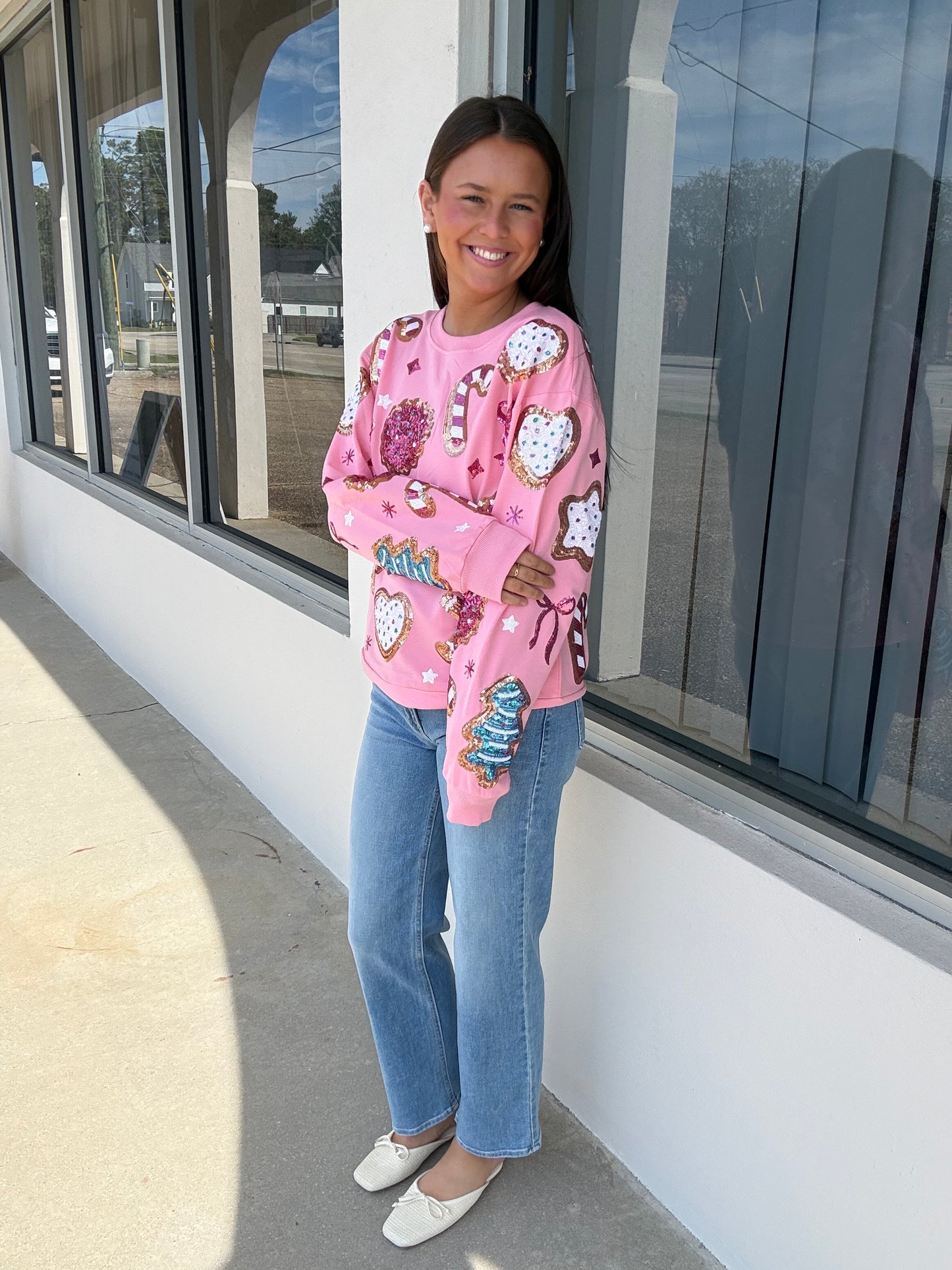 Belle Cher Christmas Cookies Sweatshirt