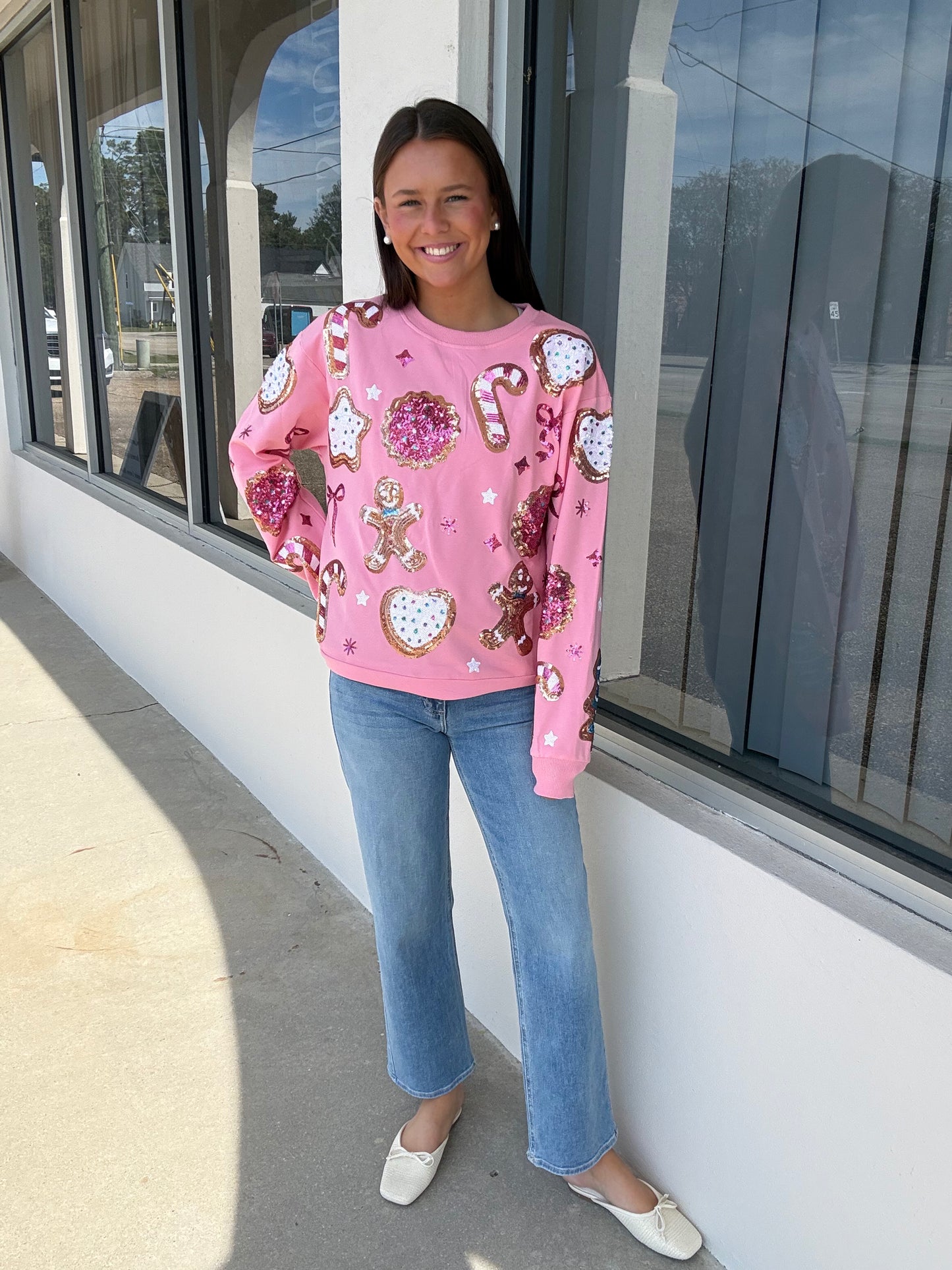 Belle Cher Christmas Cookies Sweatshirt