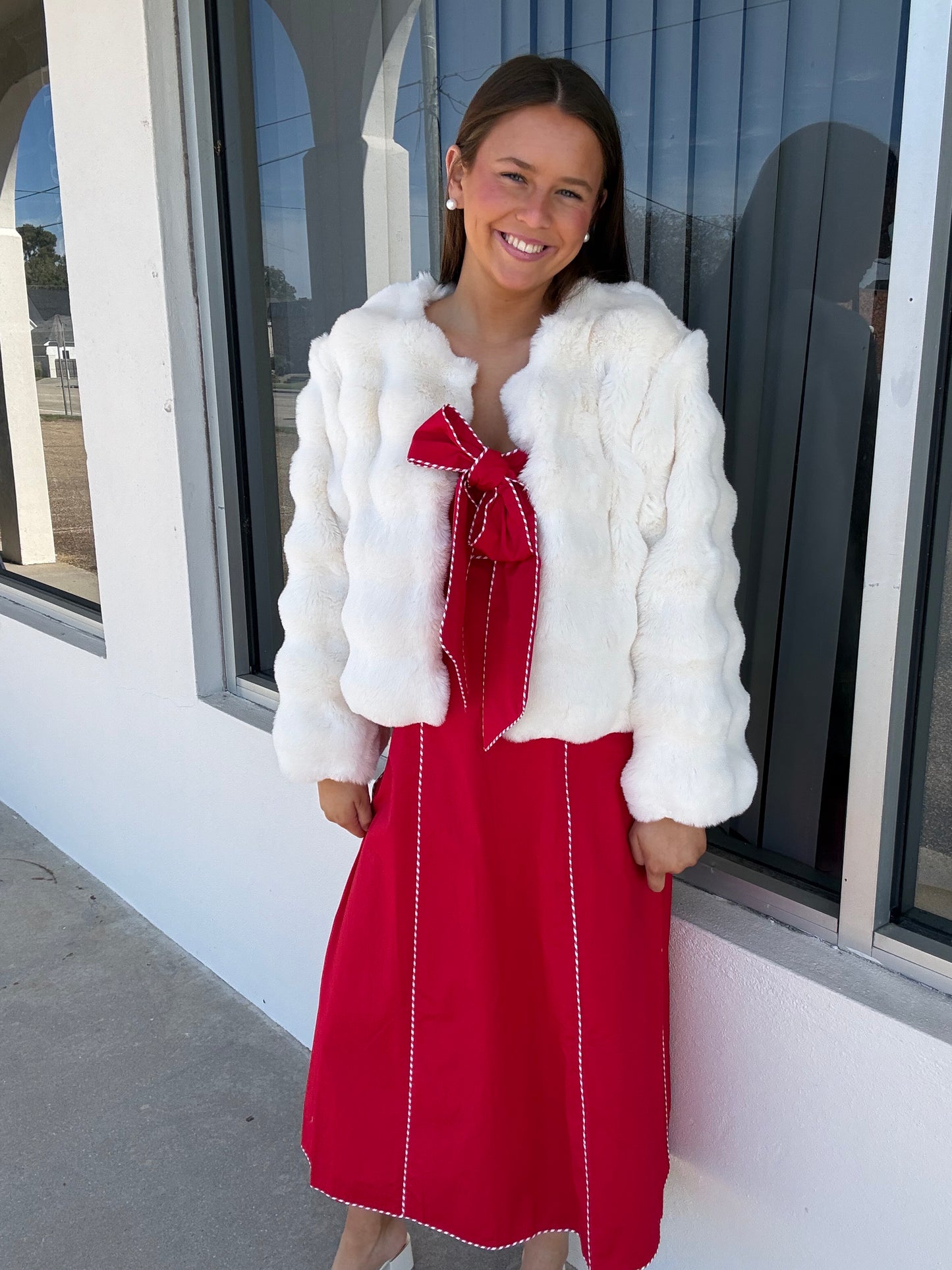 White As Snow Fur Coat