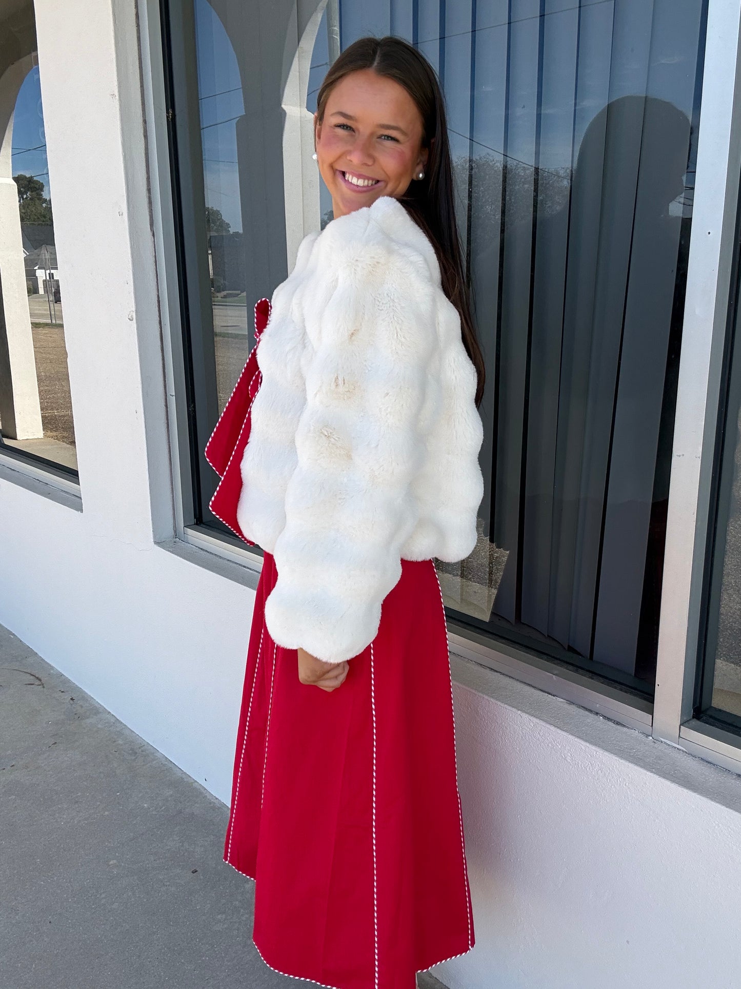 White As Snow Fur Coat