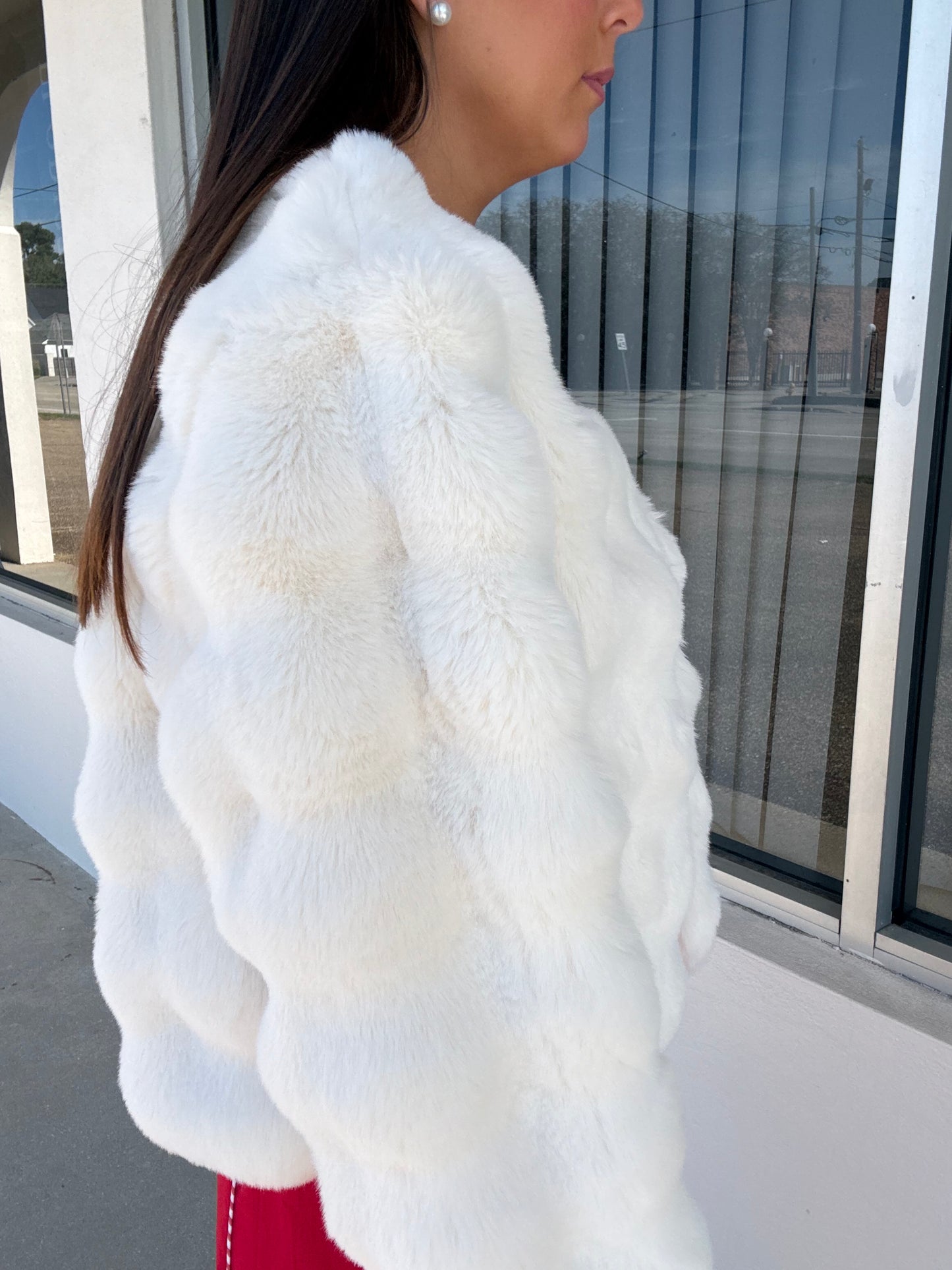 White As Snow Fur Coat