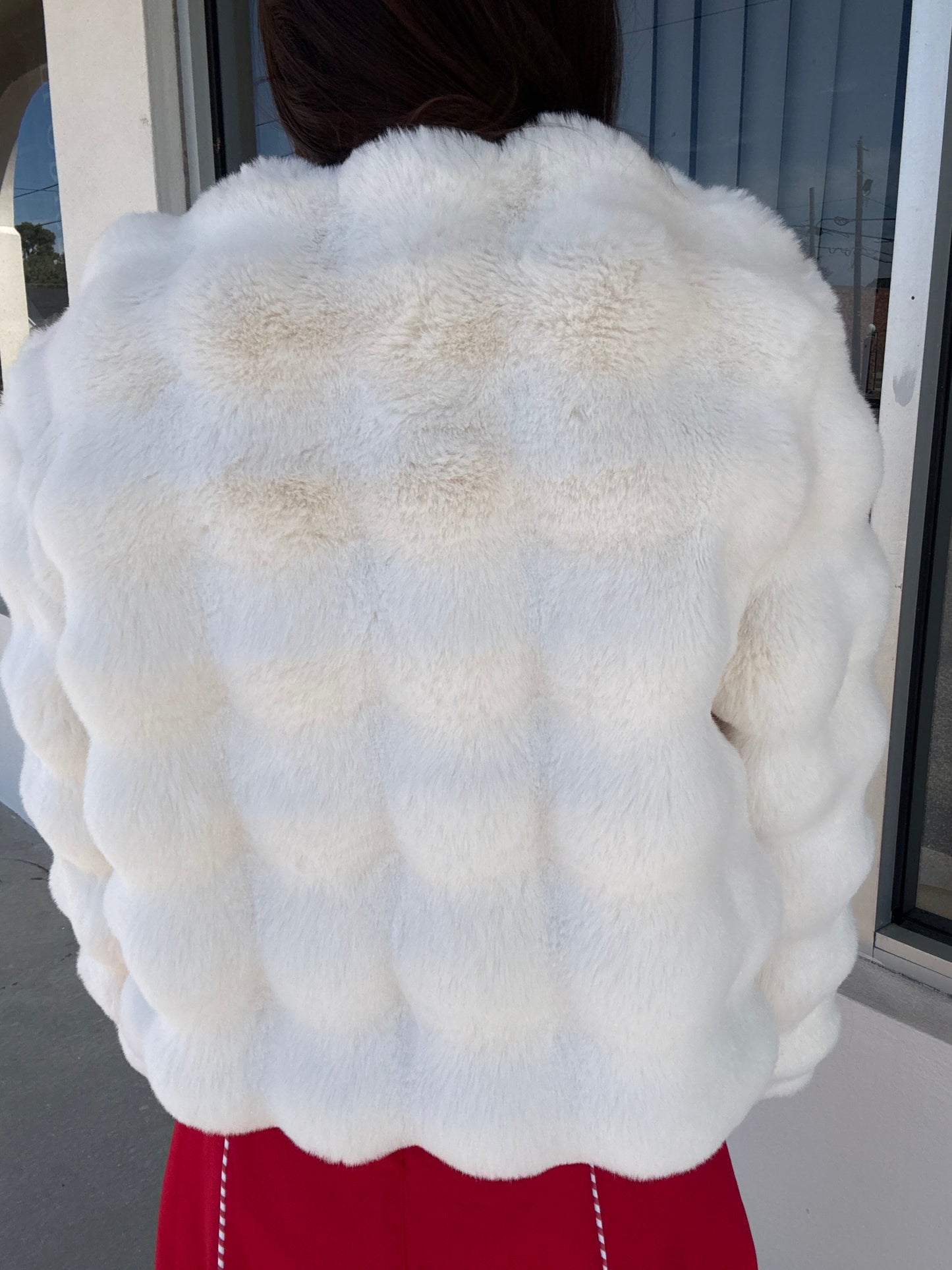 White As Snow Fur Coat