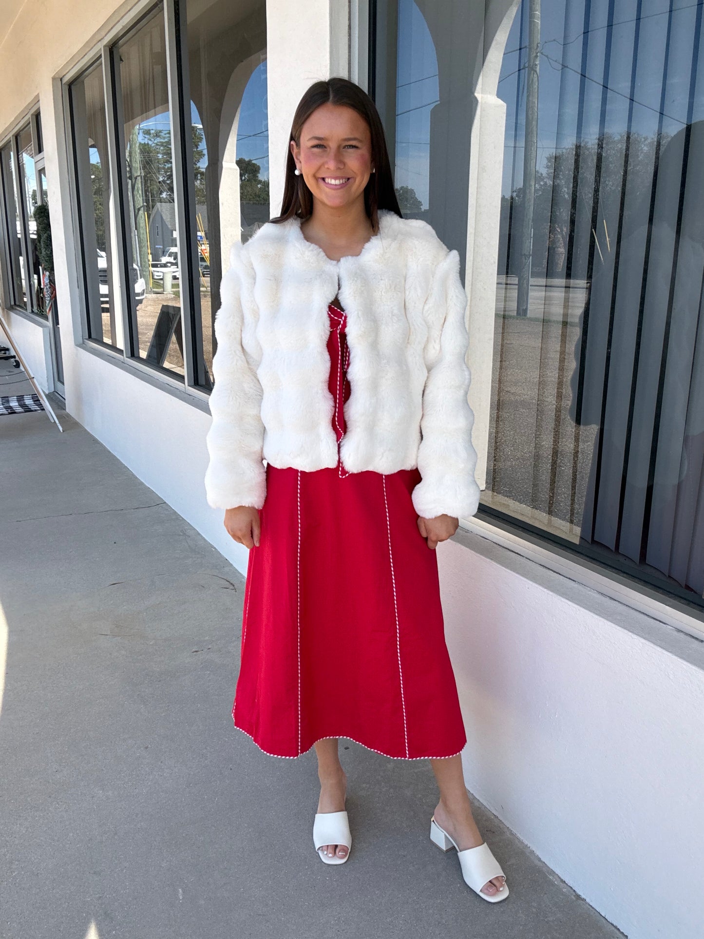 White As Snow Fur Coat