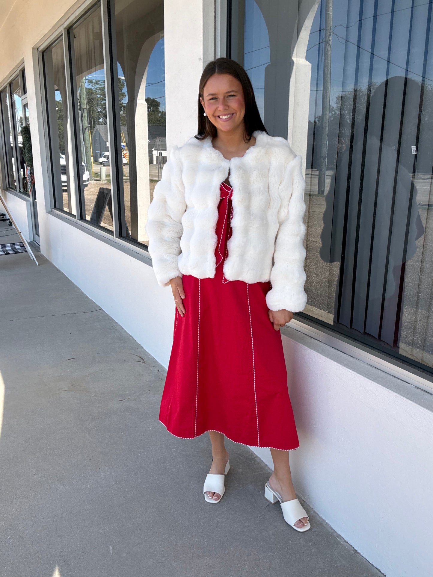 White As Snow Fur Coat