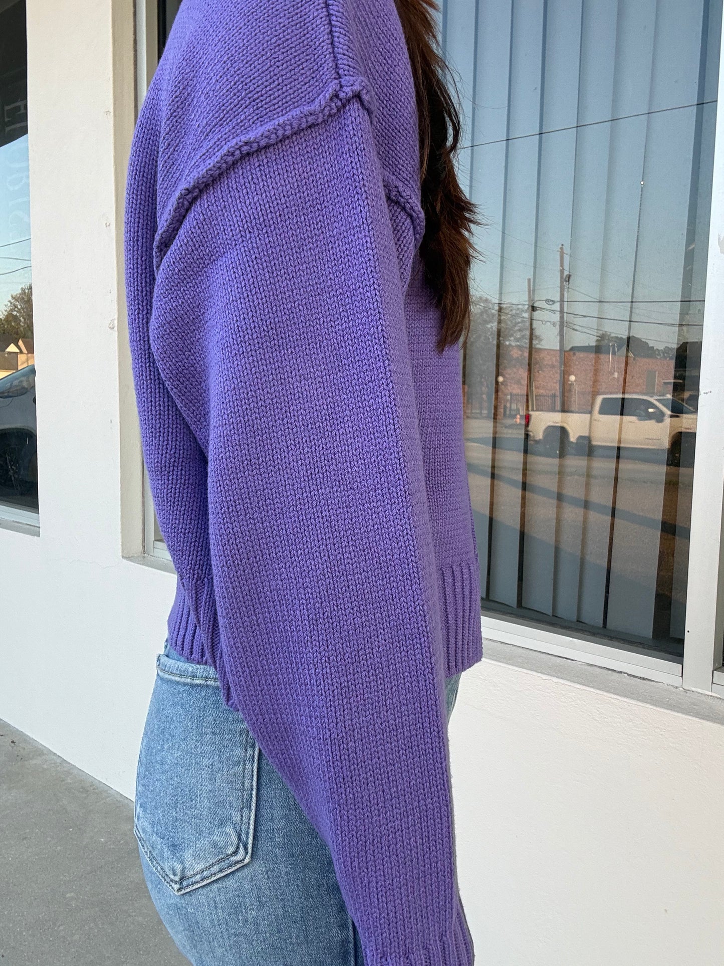 Iris Purple Sweater