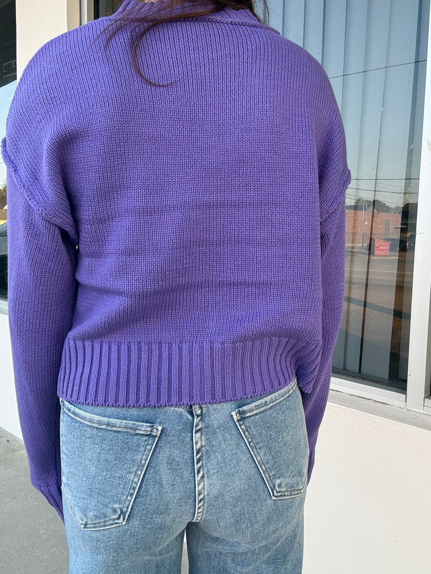 Iris Purple Sweater