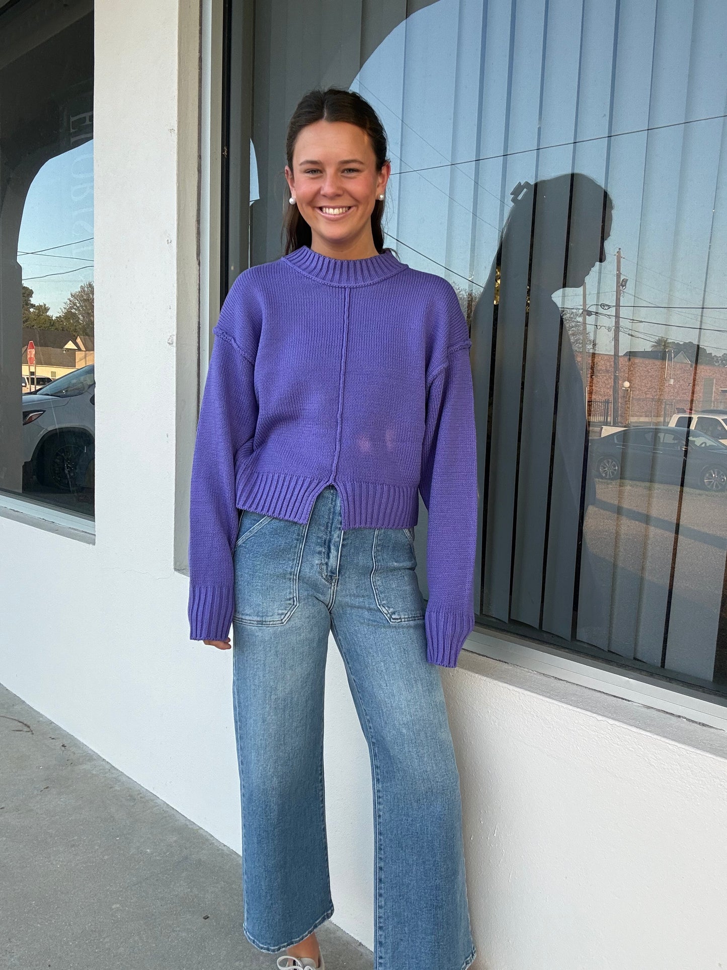 Iris Purple Sweater