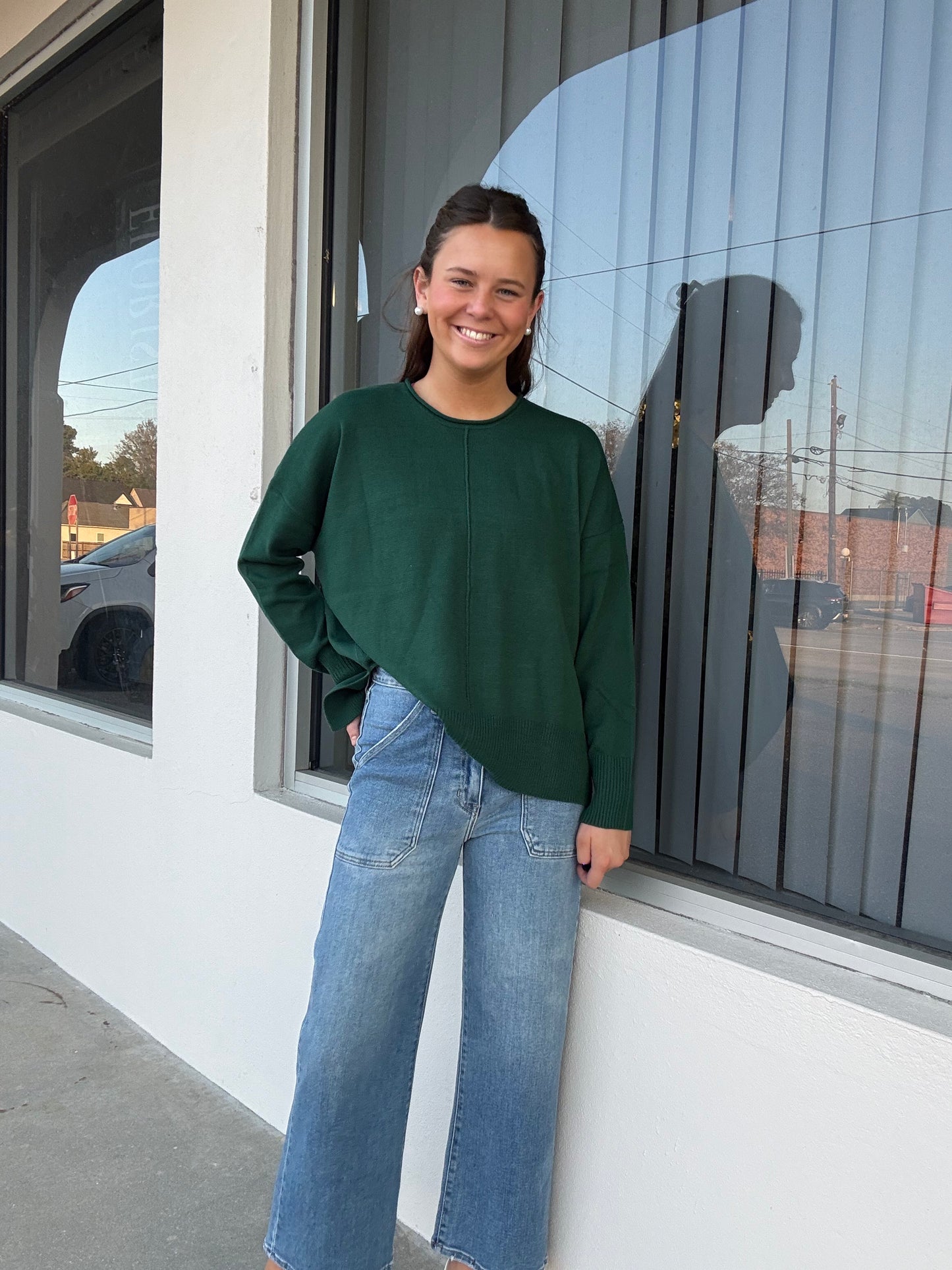 Dark Green Sweater