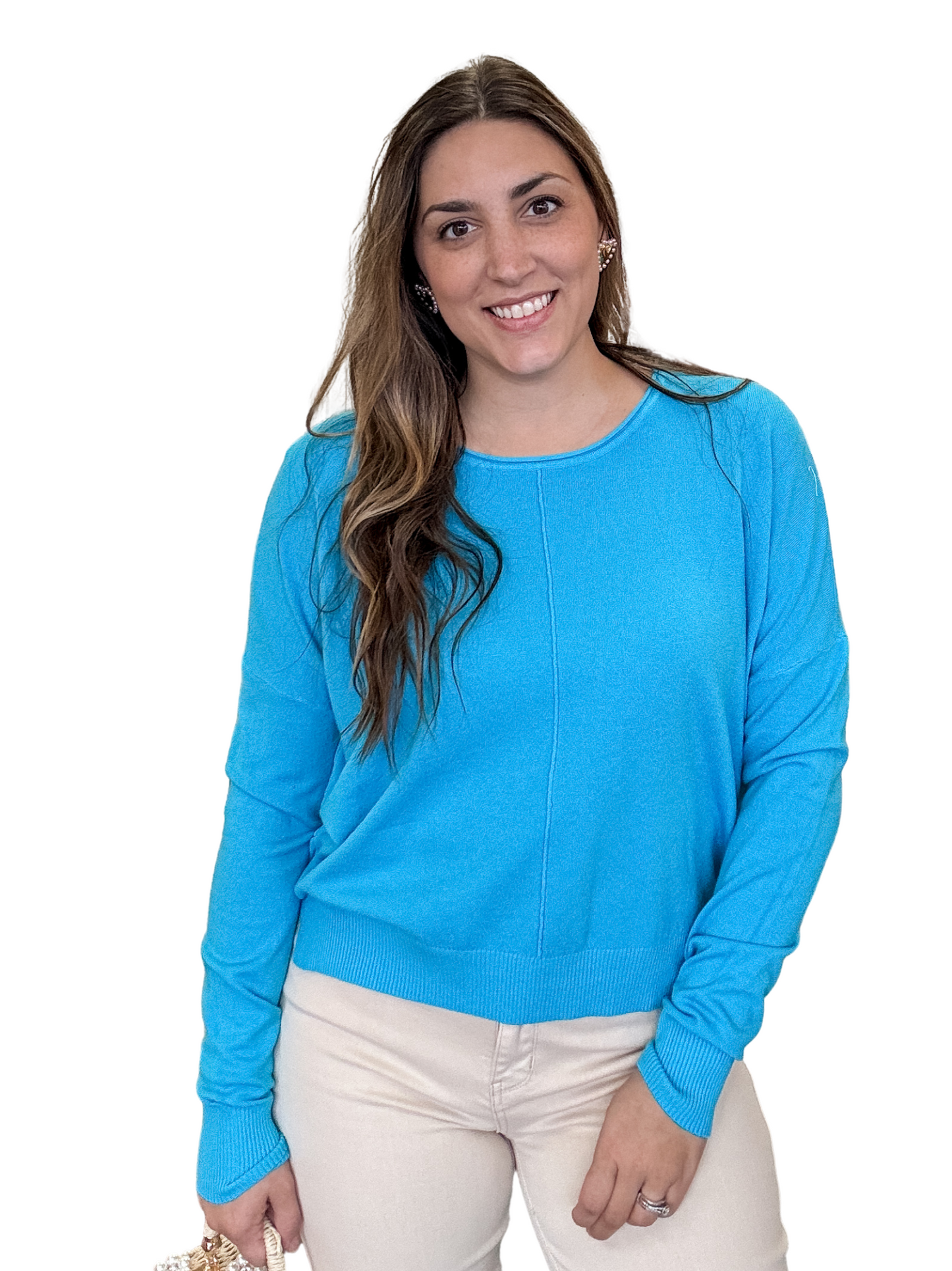 Blue Babe Light Sweater