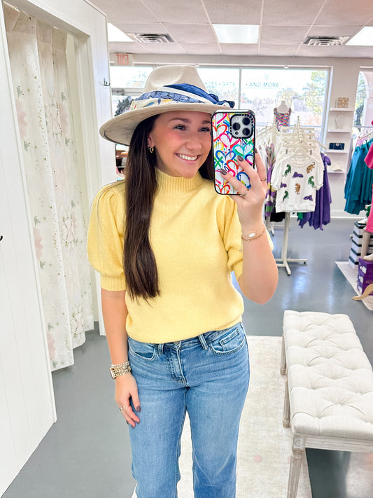 Be The Sunshine Yellow Sweater