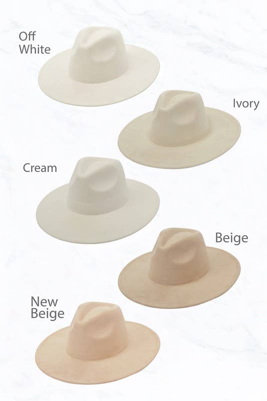 Suede Chic Fedora Hat