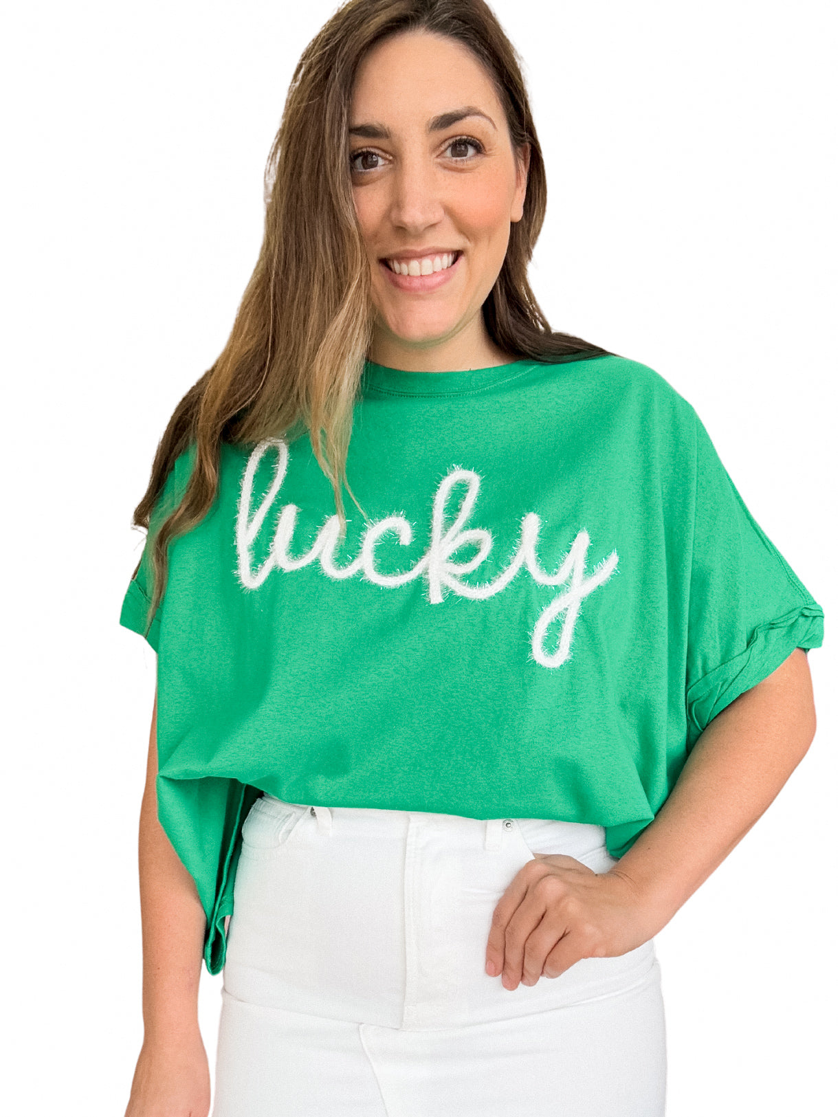 Lucky Tinsel Green T-Shirt