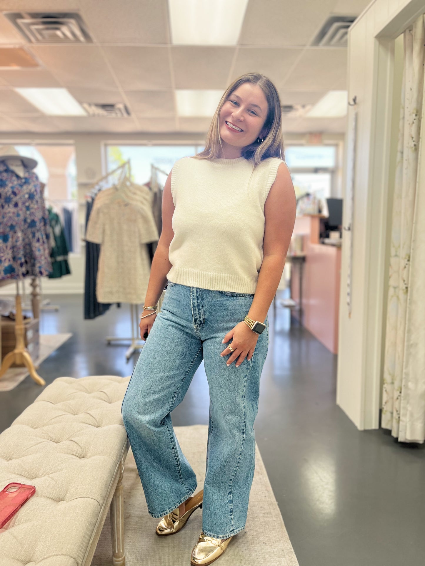 Cream & Crew Knit Tank