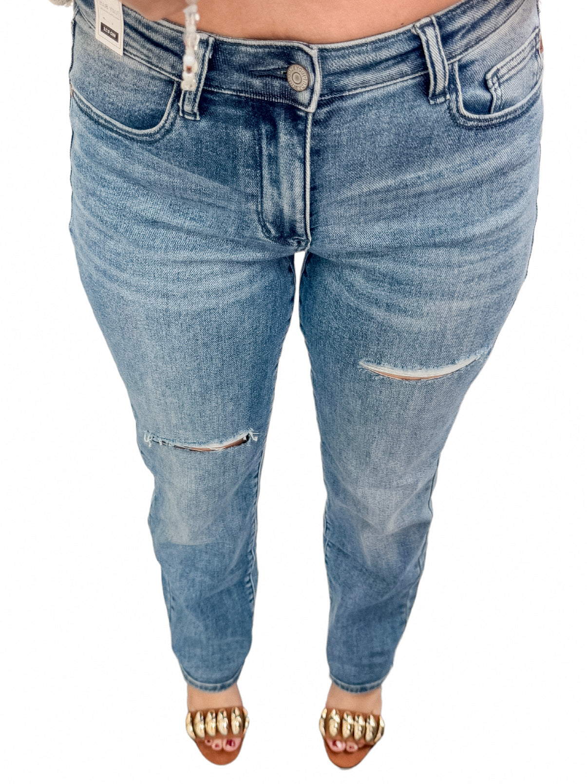 Judy Blue Reg Wash Relaxed Strait Denim