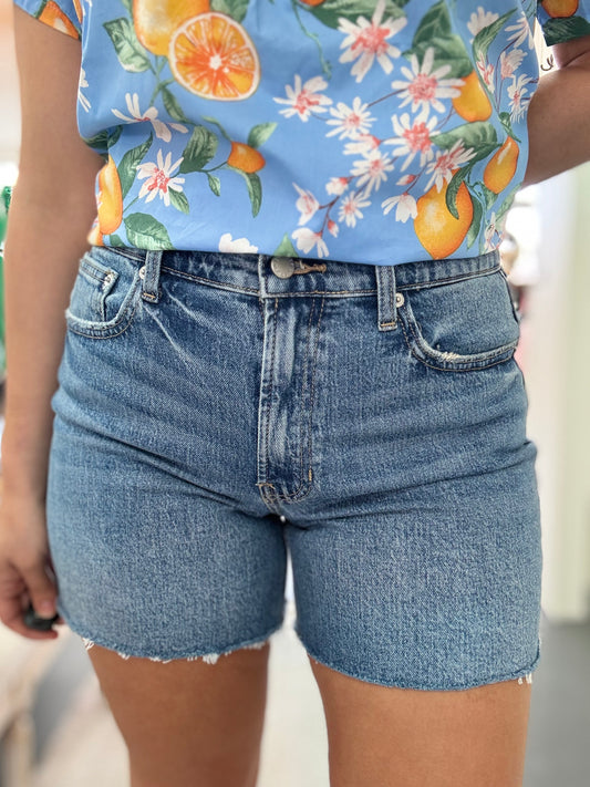 Medium Wash Just USA Denim Shorts