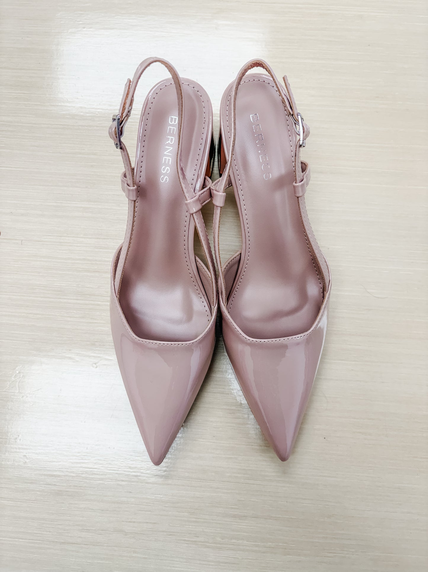 Nude Pointed Toe Heels