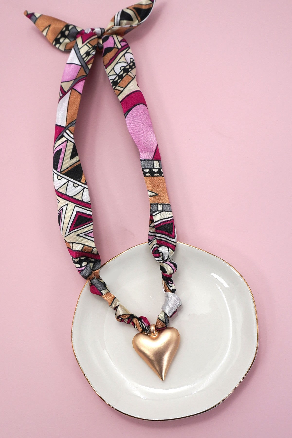 Bandana Scarf Charm Necklaces
