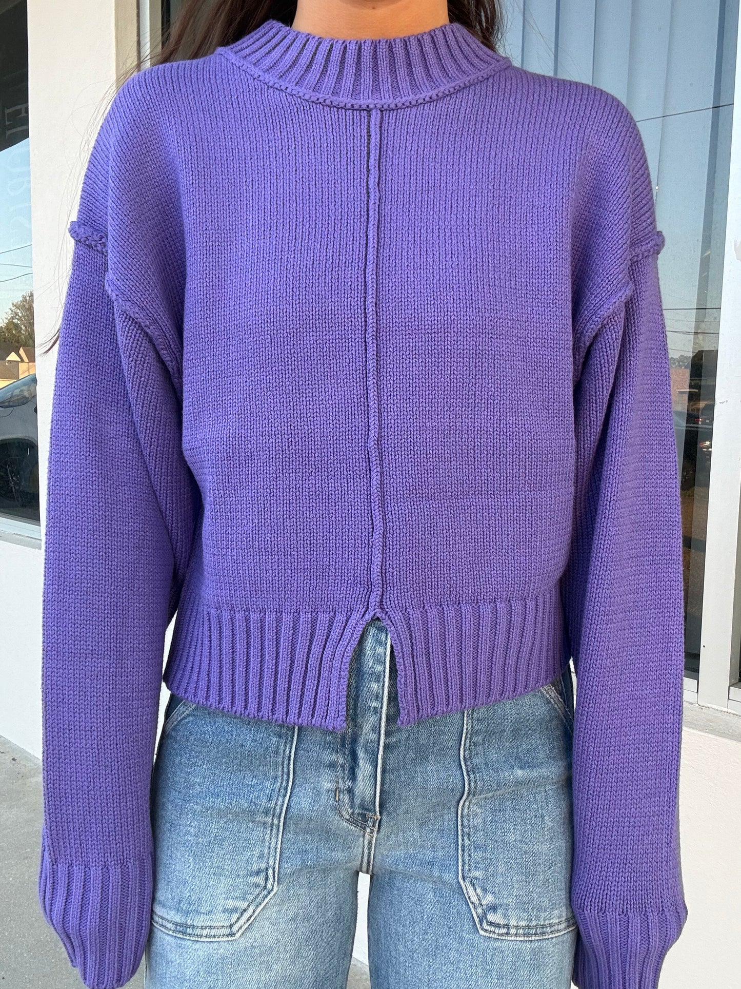 Iris Purple Sweater