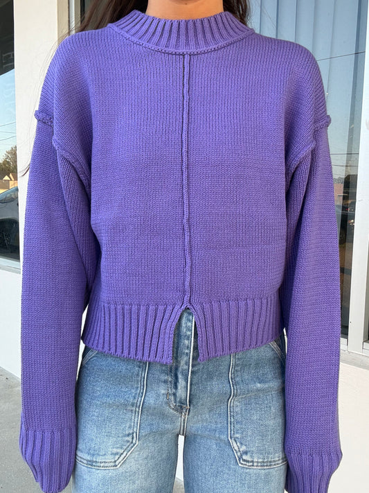 Iris Purple Sweater