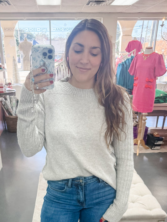 Everywhere Grey Sweater