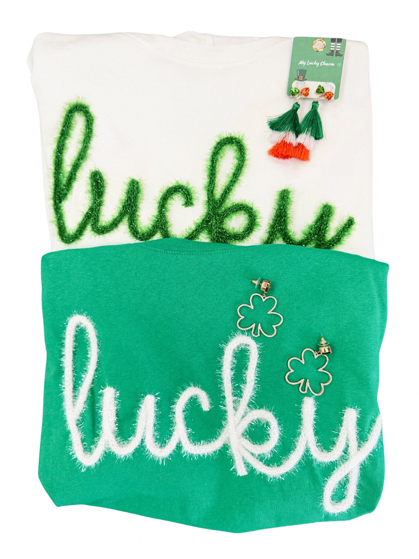 Lucky Tinsel Green T-Shirt